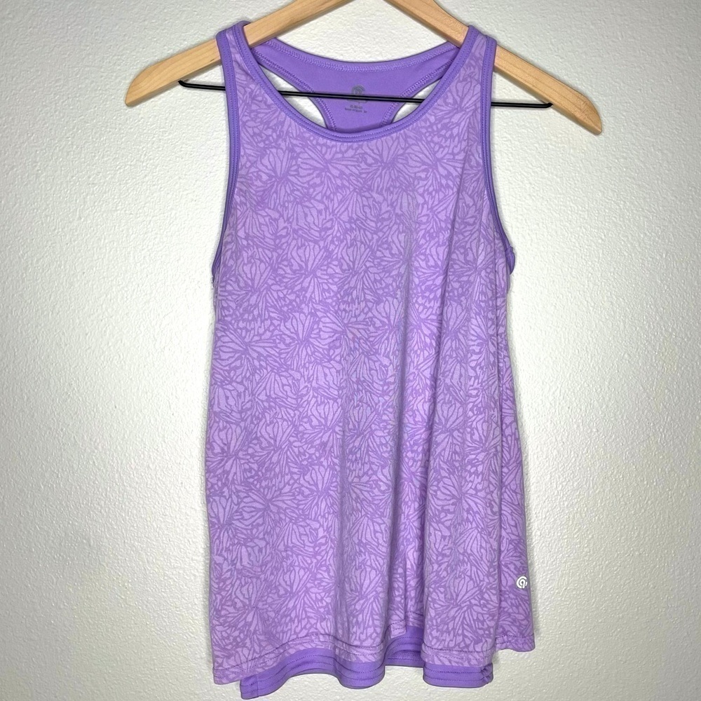 Champion Girl Purple Tank Top Double Layer XL 14-16